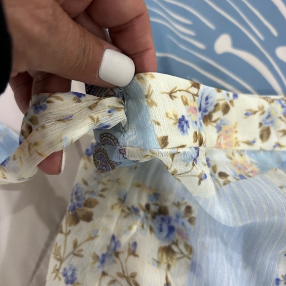 PLAYA LUCILE • Blue Patchwork Sarong • sz Small • - Picture 14 of 16